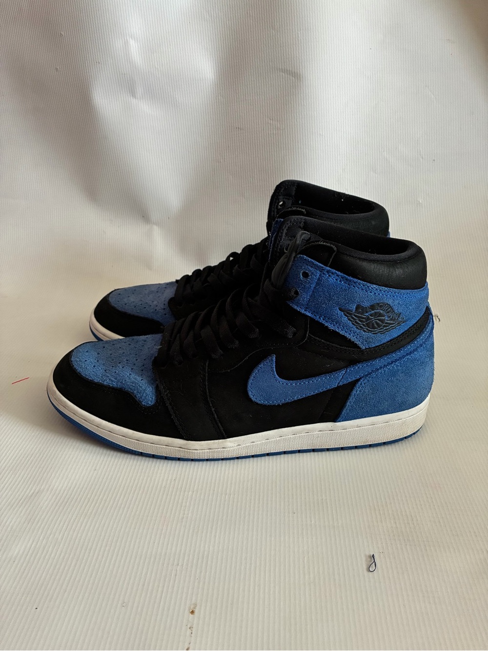 AIR JORDAN 1 ROYAL REIMAGINED SIZE 10.5 BLACK/BLUE